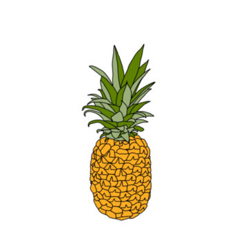 Piña Print - Kids T-shirt Design